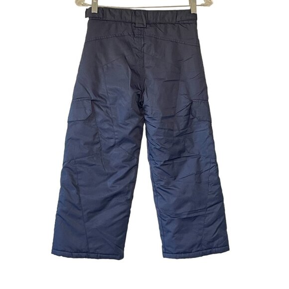Joe Fresh Kids Snow Pants Insulated Navy Blue Ski Pants with 4 Pockets - Picture 4 of 10